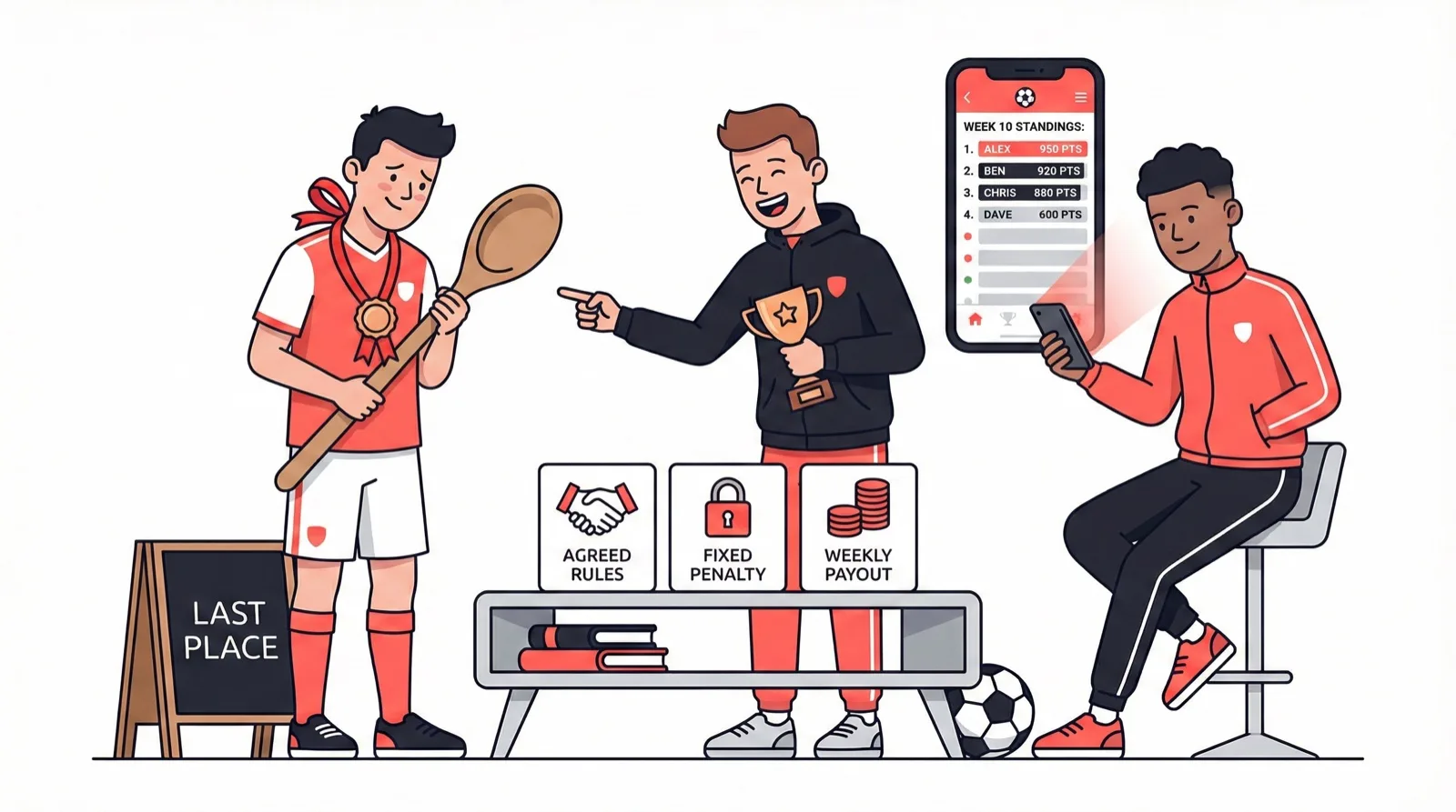 FPL wooden spoon penalty concept
